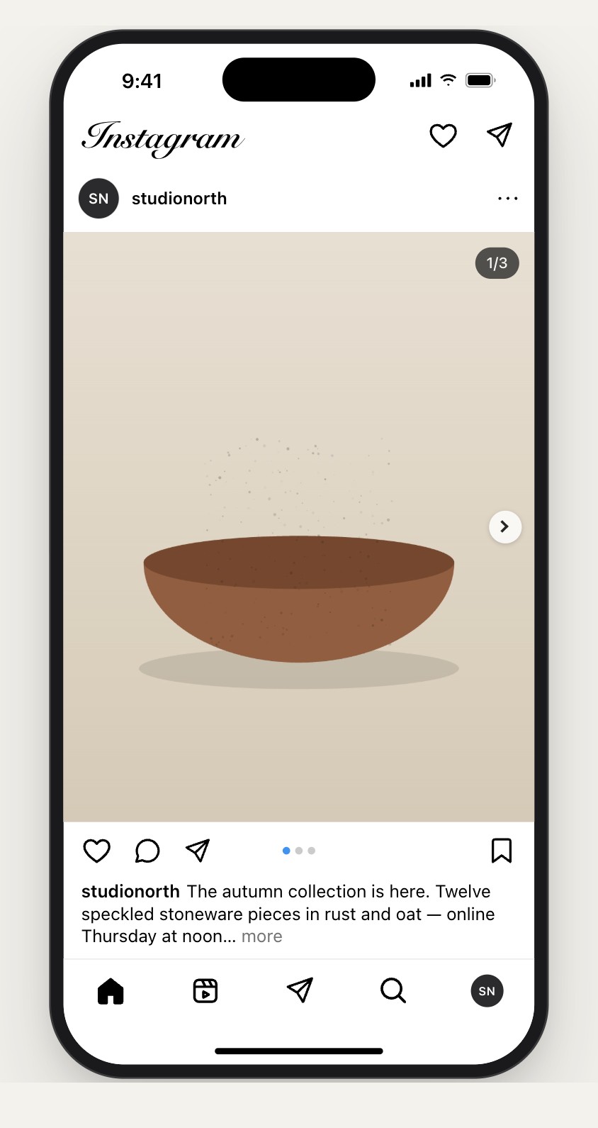 Instagram carousel preview